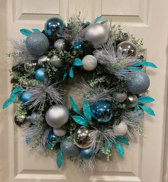 Custom Metal Winter Pine Wreath Wall Art | Indoor Outdoor | Up To 30