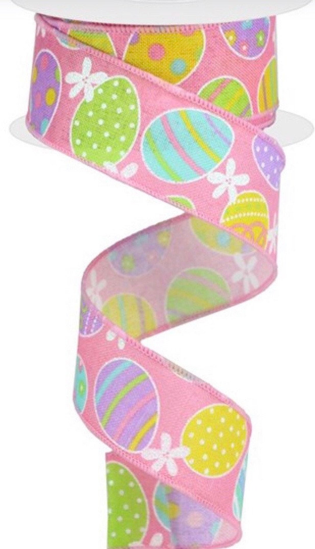 Easter Ribbon, Easter Egg Ribbon, Pink Easter Egg Ribbon, Pink Ribbon ...