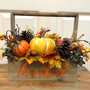 Fall Centerpiece, Autumn Centerpiece, Pumpkin Centerpiece, Thanksgiving Centerpiece, Table Decor, Fall Floral Centerpiece, Pumpkin Decor