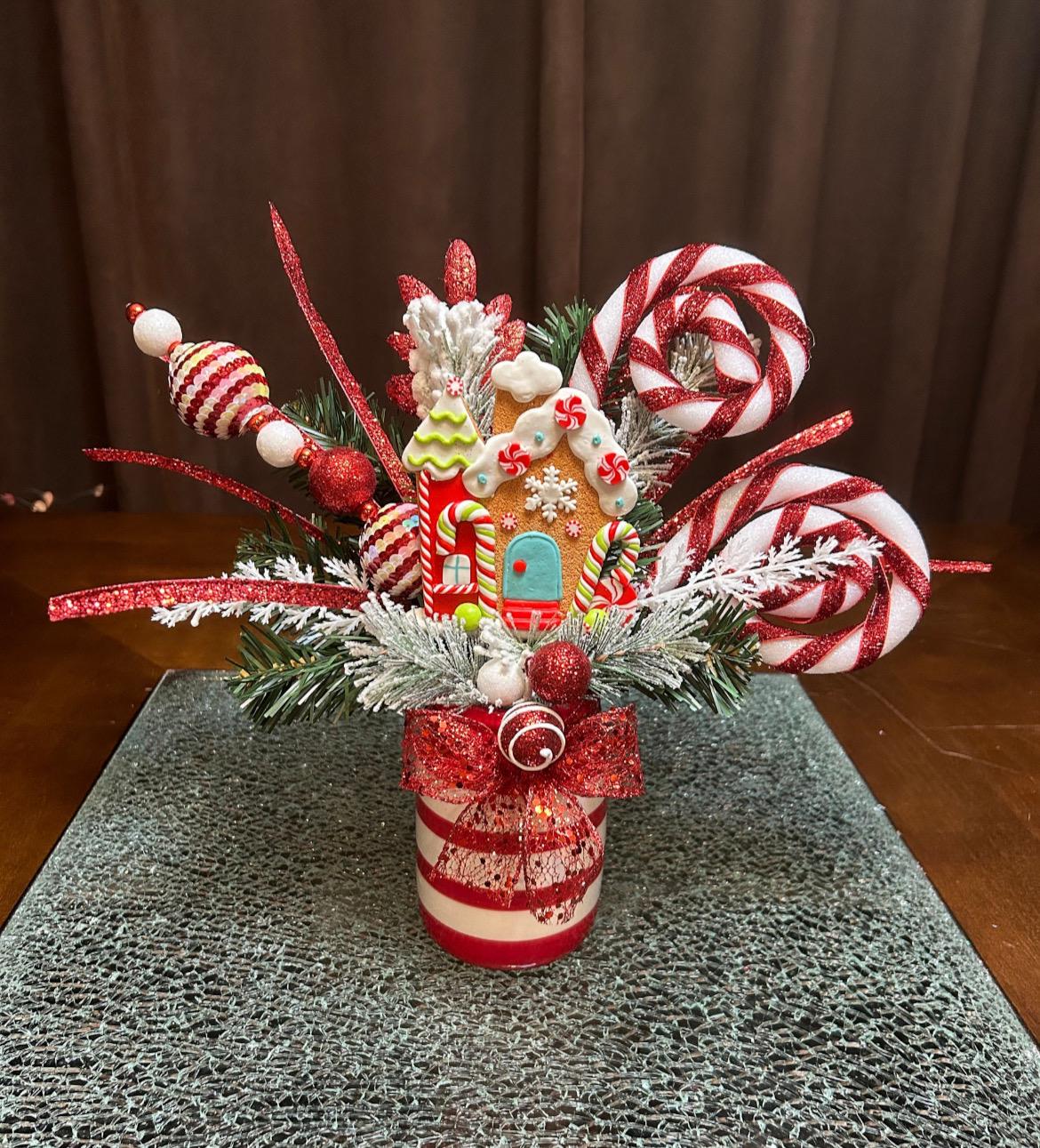 Candy Cane Centerpiece