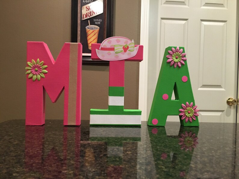 Strawberry Shortcake Custom Name Letters price is per letter