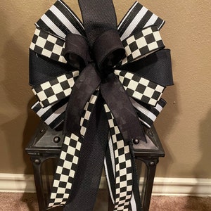 Black Bow, White Bow, Checkered Bow, Wreath Bow, Lantern Bow, Basket Bow