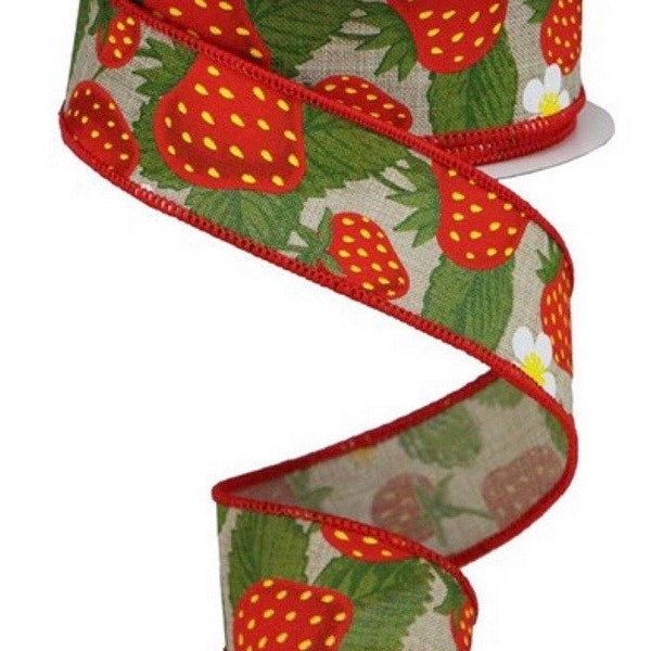 Strawberry Ribbon - Etsy