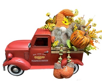 Fall Truck Centerpiece, Pumpkin Centerpiece, Fall Gnome Centerpiece, Fall Centerpiece, Thanksgiving Centerpiece, Fall Table Decor