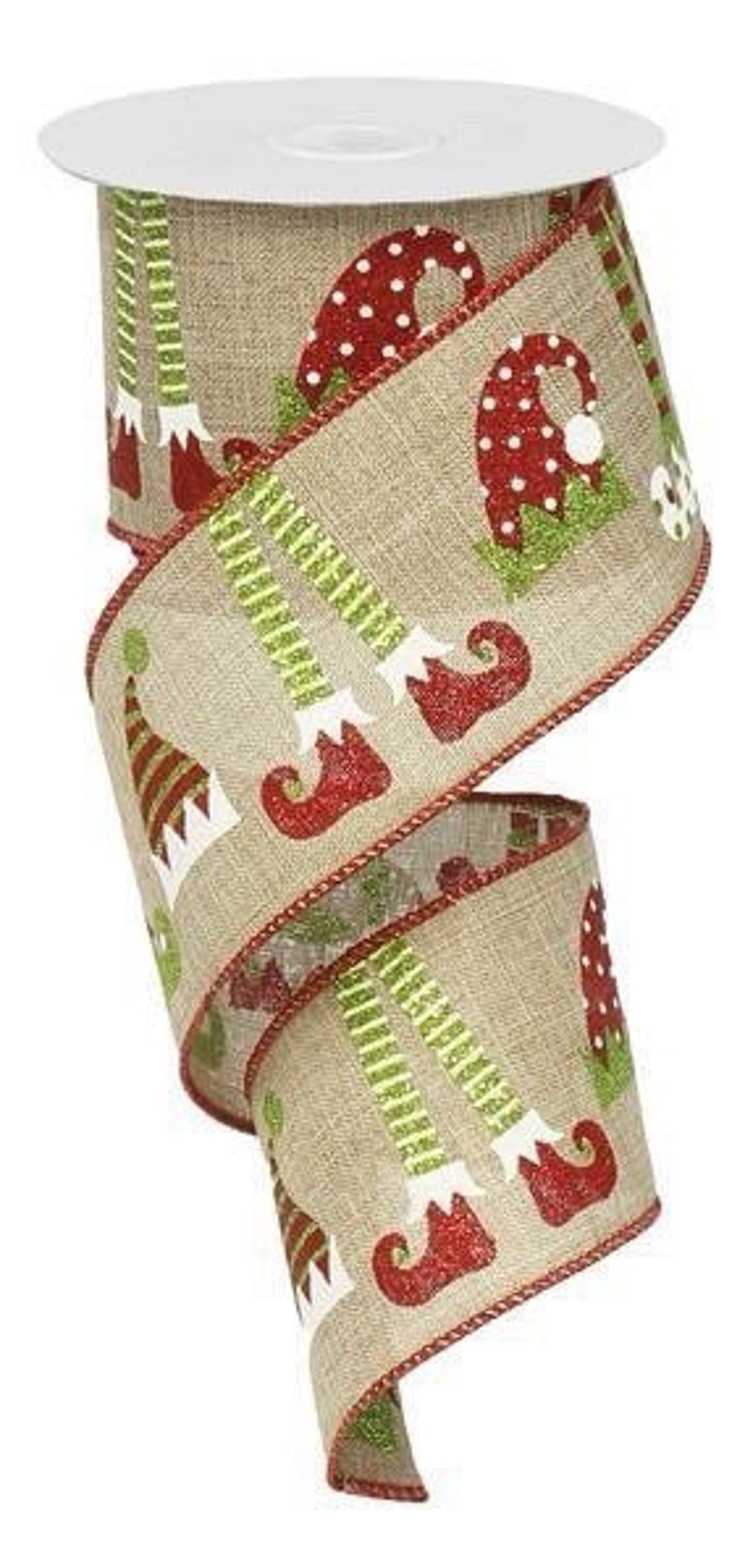 Christmas Ribbon, Elf Ribbon, 2.5