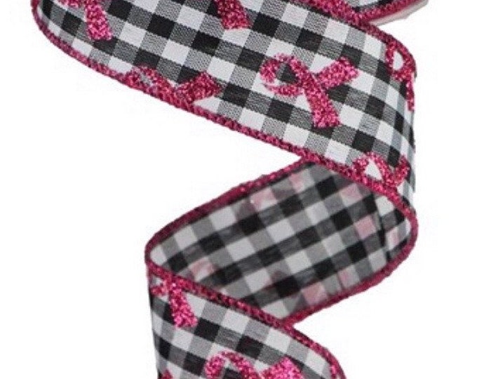 Cancer Ribbon, Pink Ribbon, Breast Cancer Ribbon, Glitter Ribbon ...