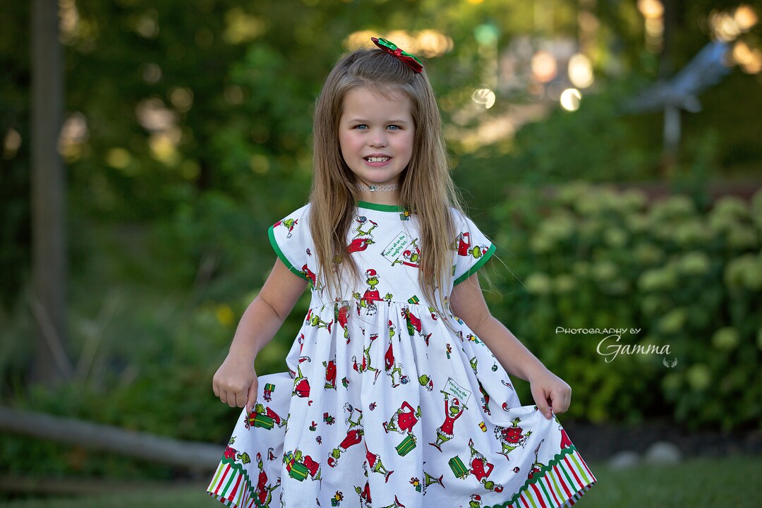 Customize Your Naughty or Nice Tie Back Dress 12 Months 12 Etsy