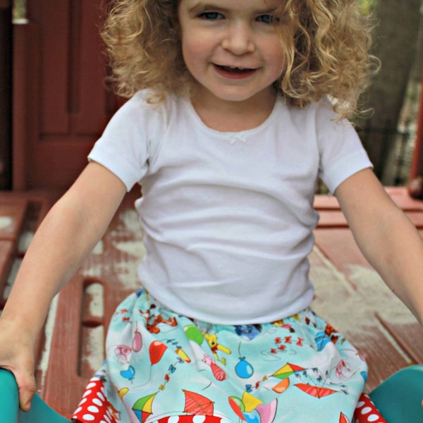 Light Blue Pooh skirt ( 12 mos, 18 mos, 24 mos, 2T, 3T, 4T, 5)