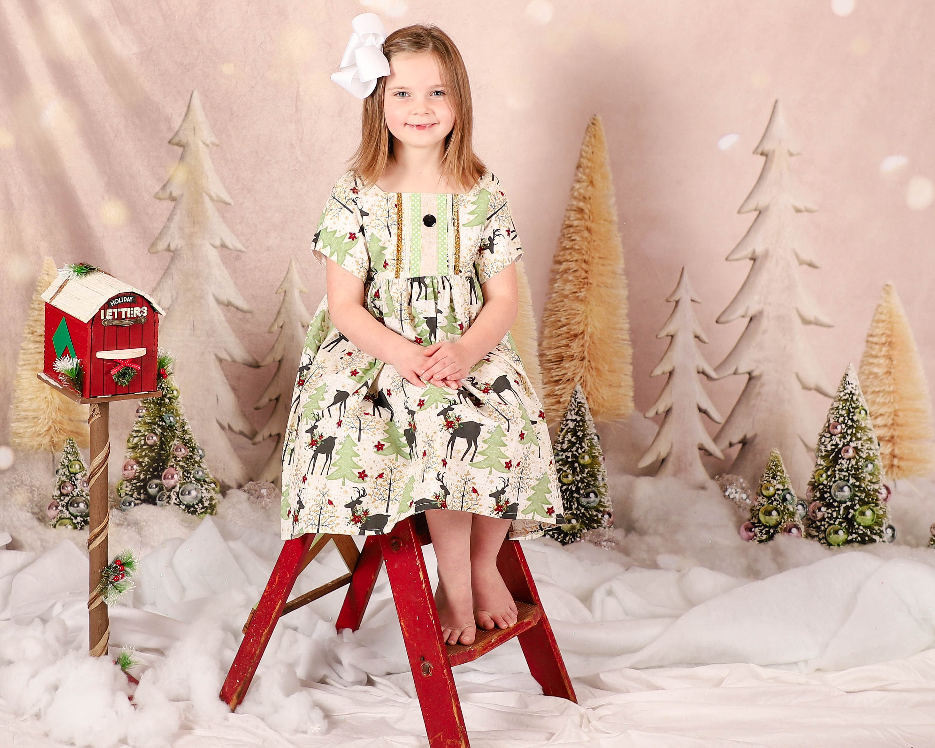 Christmas Dress Reindeer Dress Kleding Meisjeskleding Jurken Toddler Girl Christmas Dress Christmas Outfit 