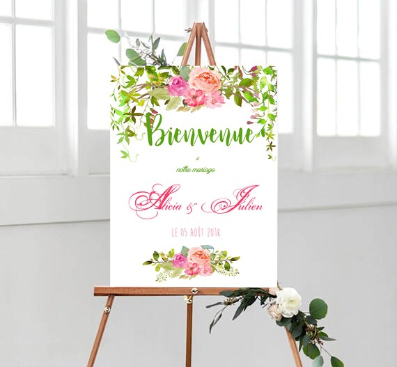 Panneau De Bienvenue Mariage Naissance Mariage Personnalise Etsy Denmark Panneau De Bienvenue Mariage Naissance Mariage Personnalise Etsy Denmark
