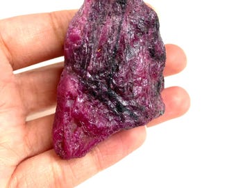 Natural Ruby zosite  Rough:  Raw Gemstone Sticks, Earthmined Minerals