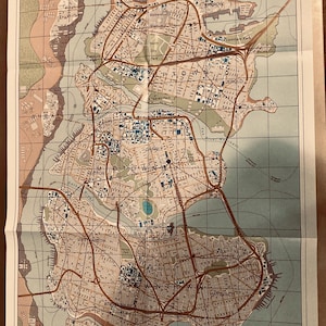 Batman Begins City Of Gotham Map Detailed Custom Color Stunning Joker Two Face Robin Bane Rare Bale