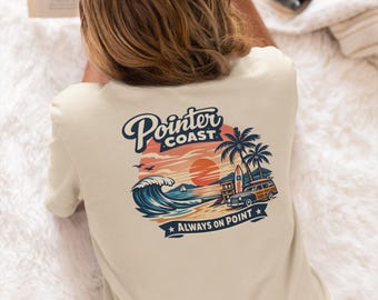 Pointer Coast Always on Point Coastal Script & Retro Block Typography