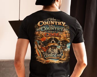 German Shorthaired Pointer T-Shirt | Vintage Beach Dog Graphic Tee