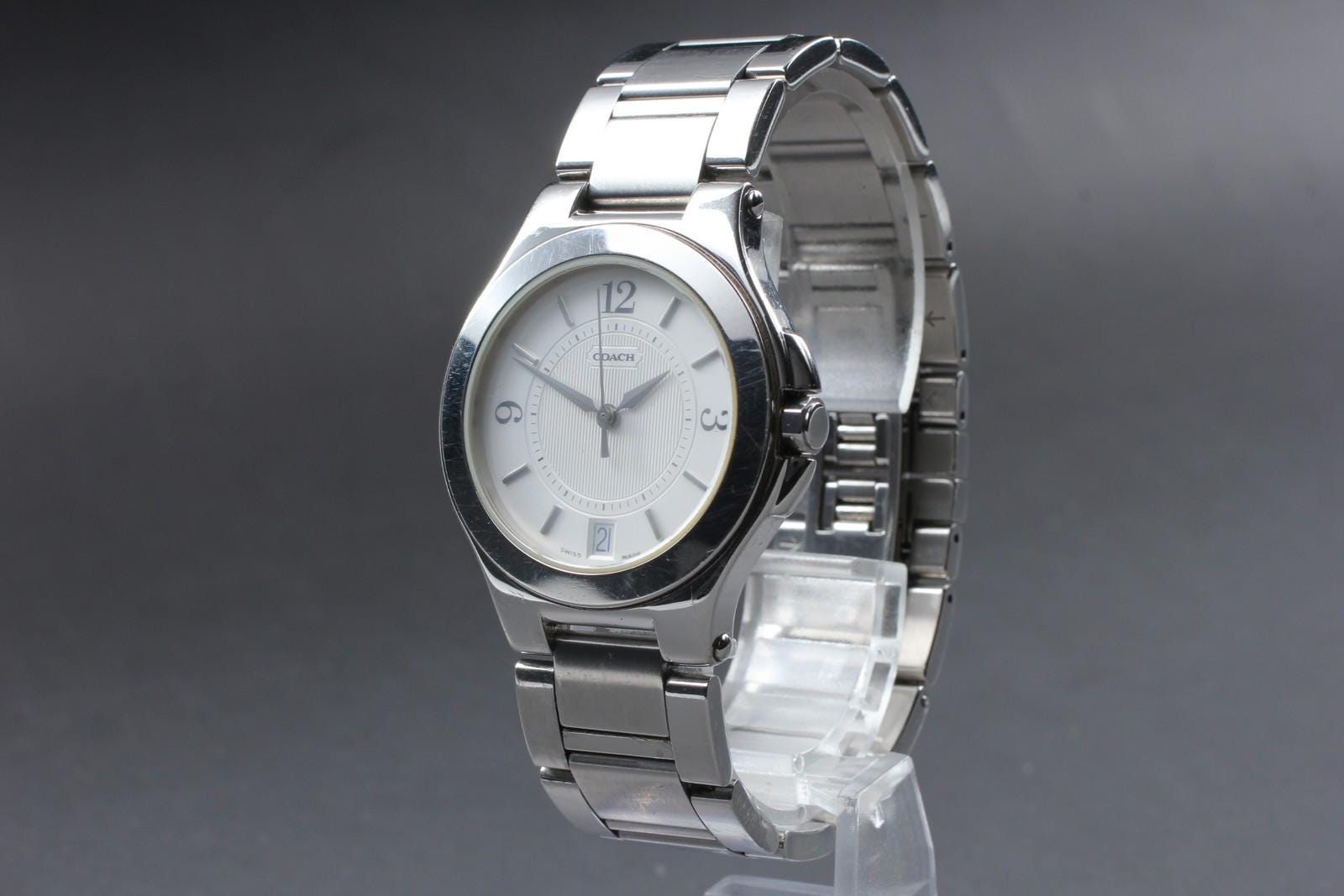 Vintage Women\'s Coach Watch - Swiss Movement - White - W022 5318588 Ladies Vintage Coach Watches - Etsy main image 2