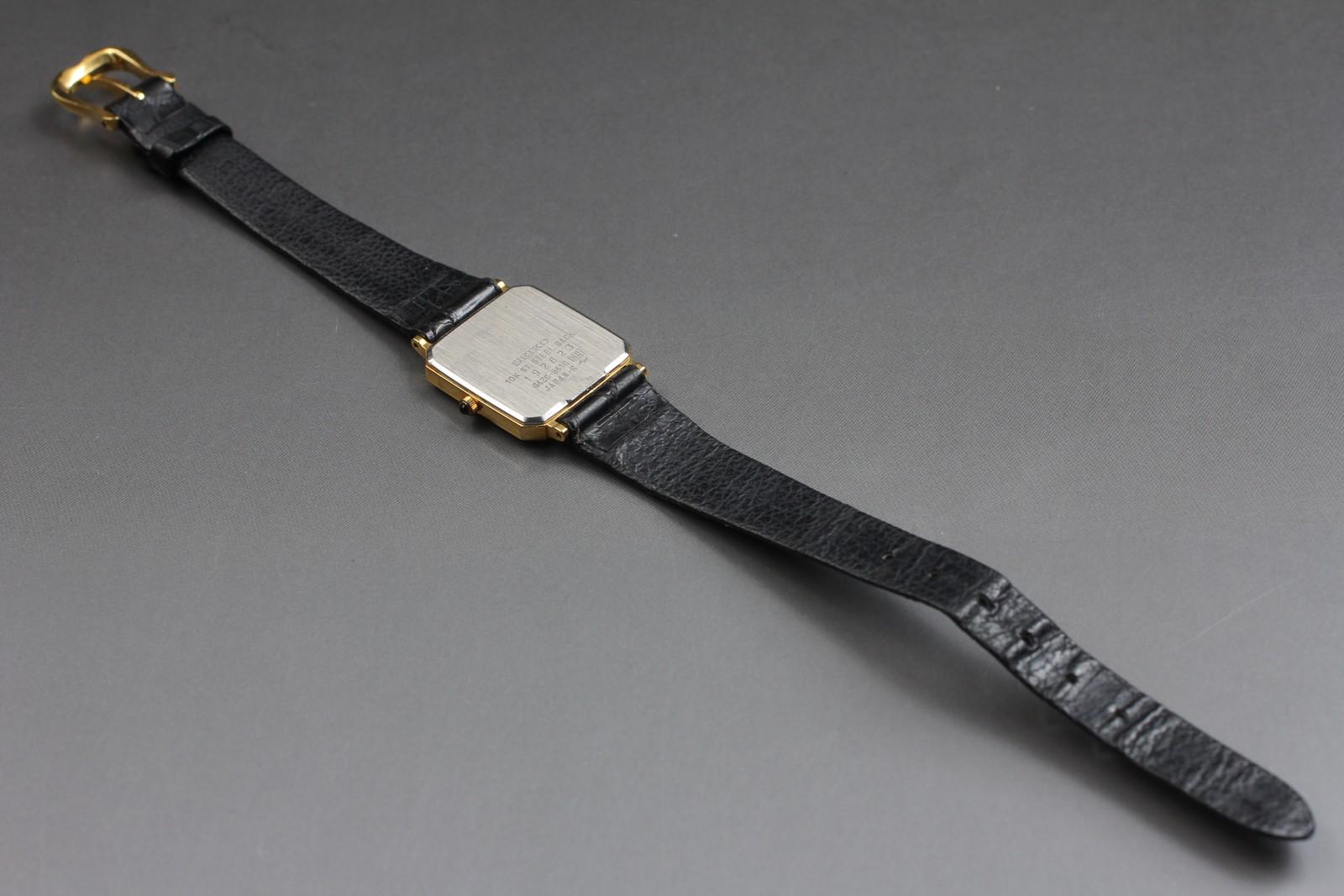 1991年製[ほぼ新品] セイコー エクセリーヌ 8420-5410 10K タンク