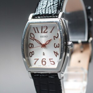 Vtg.1994 [n mint] seiko lukia 1n01-0ga0 tank silver quartz orologio da donna giapponese