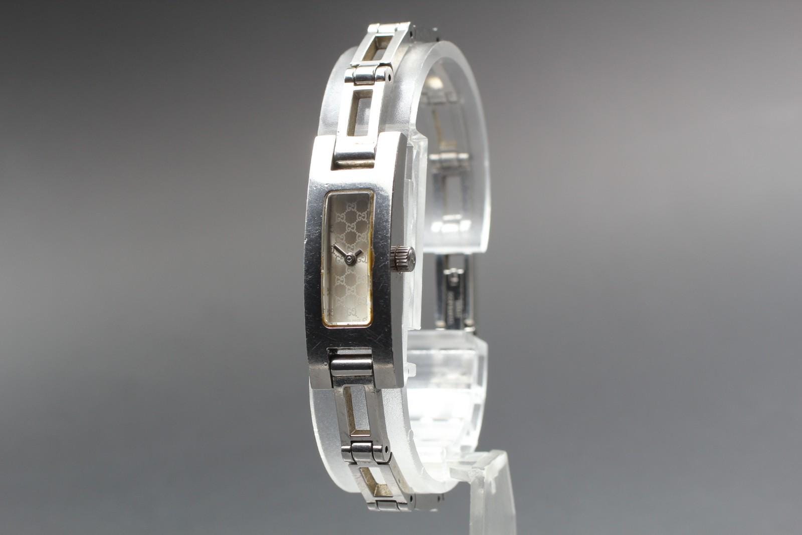 Exc+5 / 新品バッテリー / グッチ 3900L GGロゴブレスレット クォーツ