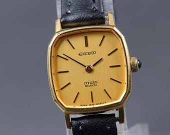 Vintage 1982 Citizen Exceed 1930-191081 |super Hard Alloy Case