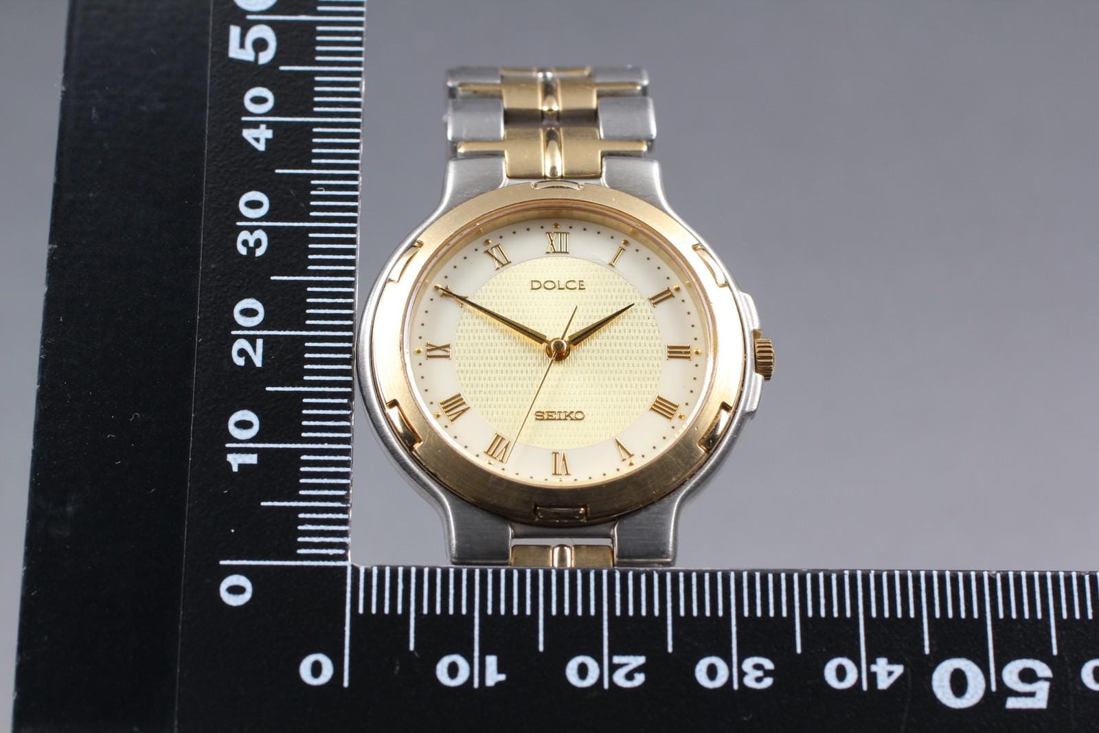 Vintage 1992 N Mint / New Batt Seiko Dolce 5e31-6d40 Quartz Unisex