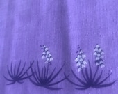 Vintage Hand Silkscreened Leona Caldwell Yucca Fabric Cactus On Various Colors of Vintage Fabric for Quilting, Crafting, Sewing Projects