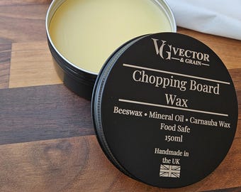 Natural Beeswax Polish: Food Safe Wood Wax for Chopping Boards & Butcher Blocks