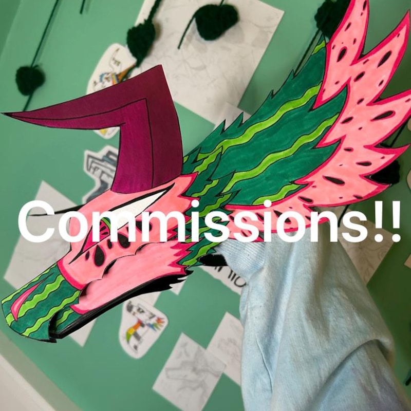 Custom Dragons Puppets - Etsy