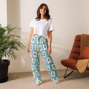 Mahjong Tiles (Women’s pajama pants) Piece 2 of longsleeve set, sold separately