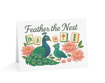Mahjong Baby Shower Card (sets of 10, 30, 50)