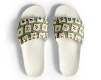 Sage Mahjong Tile Women's slides
