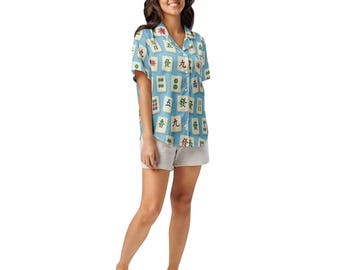 women’s short sleeve pajama top (piece 1 of short sleeve set, sold separately)