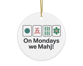 Mondays Ceramic ornament