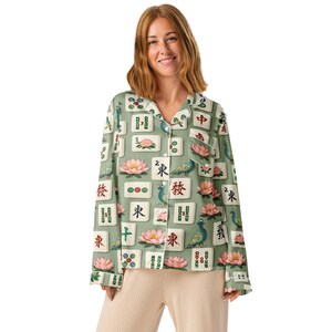 Women’s long sleeve pajama top
