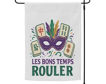 Mardi Gras Mahjong (Garden flag)