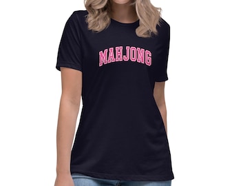 Collegiate Style Mahjong (Women’s T-Shirt)