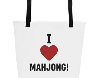 All-Over Print Large Tote Bag