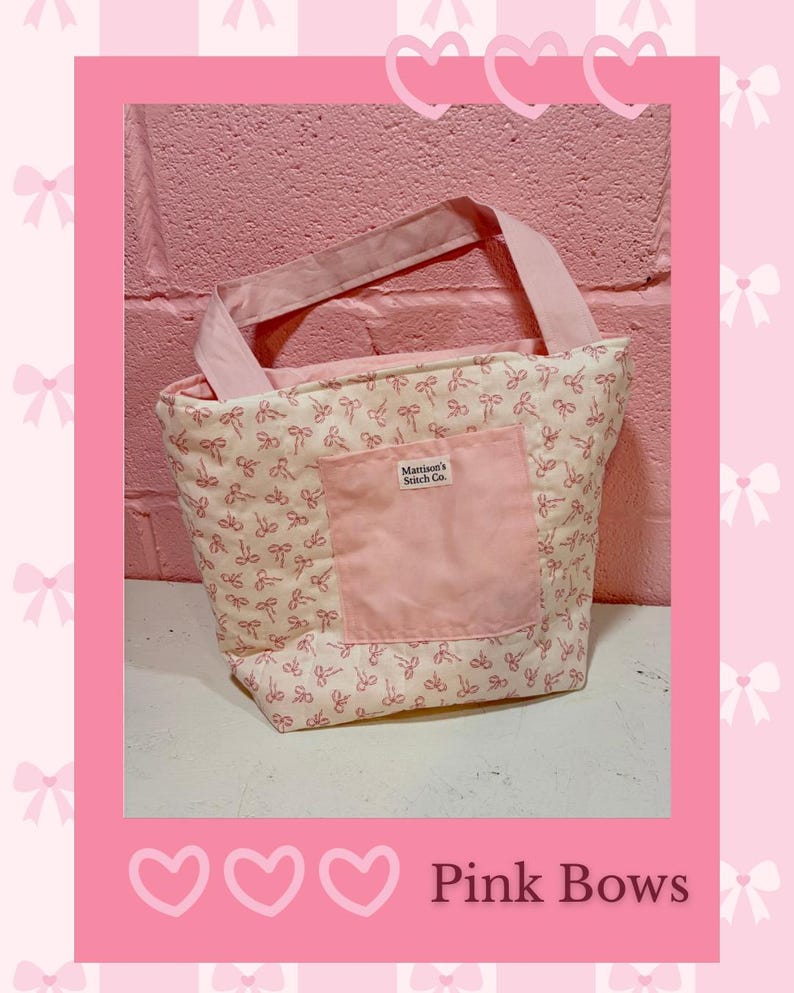 Pink Bows: Sweet, timeless, and feminine — this dainty bow print adds a lovely touch to your everyday style.