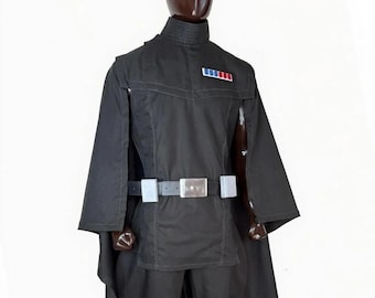 Cosplay oficera Imperium z filmu „Gwiezdne Wojny” | Mundur Imperium Galaktycznego z filmu „Łotr 1” | Tunika Czarnego Inkwizytora Sithów | Kostium Dowódcy Imperium