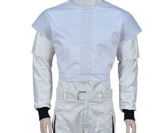 Book of Boba Fett 3-Piece Cosplay Outfit with Flak Vest | Din Djarin Mandalorian Flight Suit | Star Wars Bounty Hunter Costume