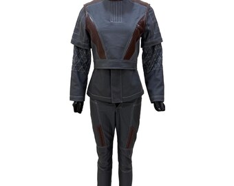 Bo-Katan Kryze Mandalorian Cosplay | Star Wars Flight Suit & Armor Undersuit | Custom Bounty Hunter Costume