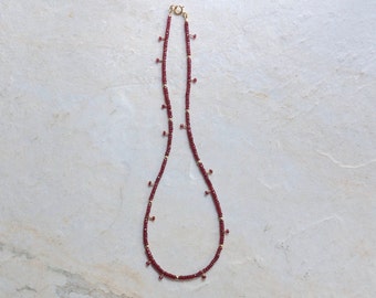 14K: Ruby Necklace | 2.5mm| July Birthstone