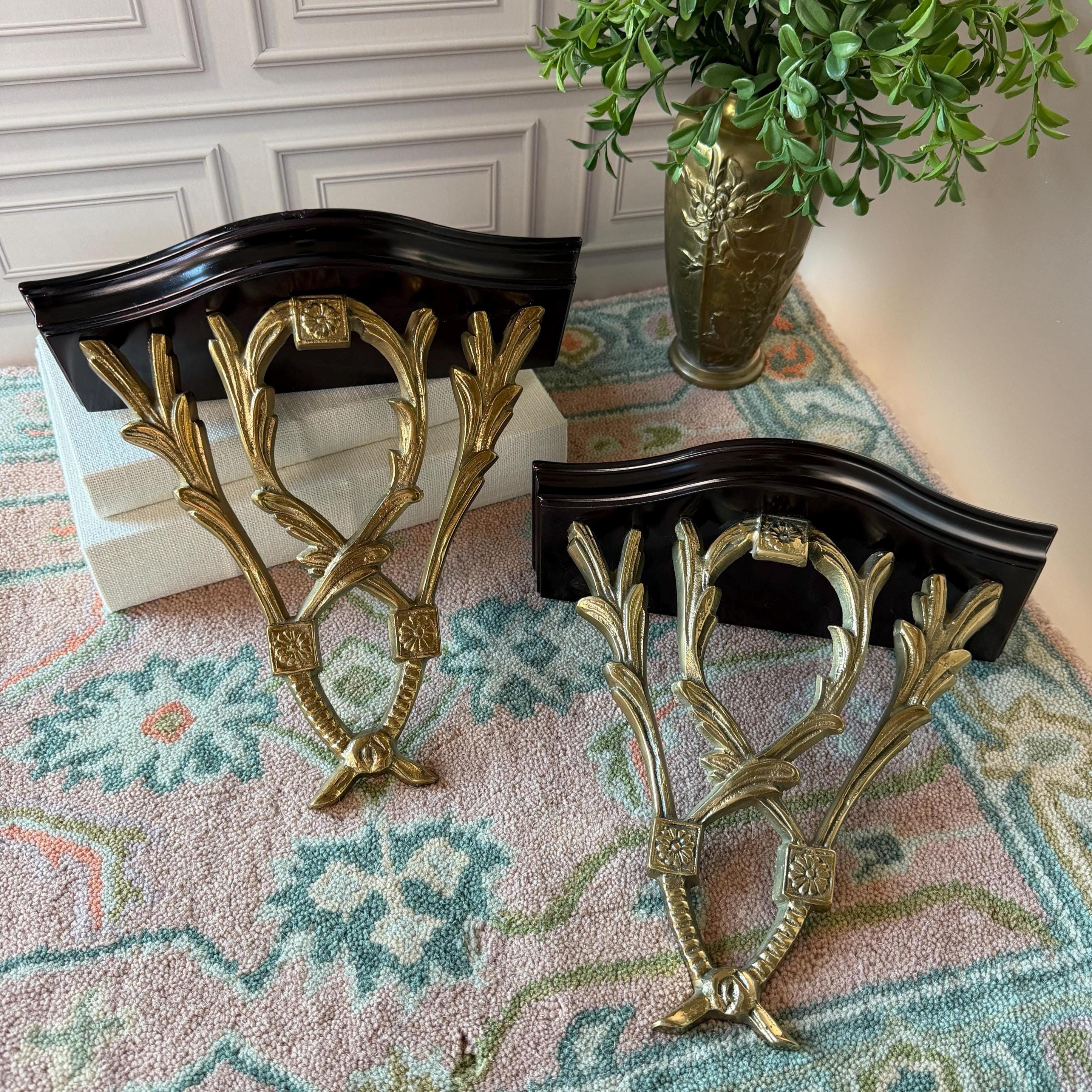 Hollywood Regency Shelves - Etsy