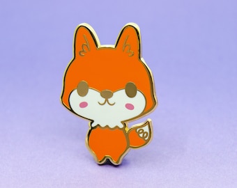 Fox Enamel Pin