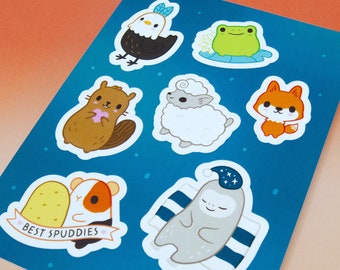 Adorable Animals Sticker Sheet