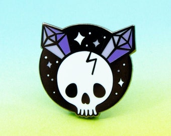Galactic Skull Enamel Pin