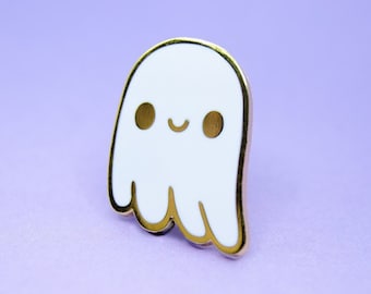 Ghost Enamel Pin