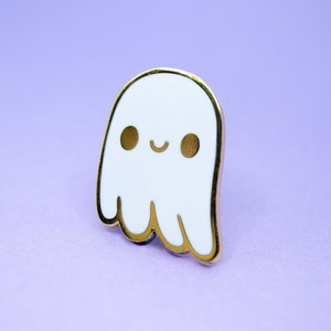 Ghost Enamel Pin
