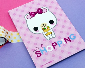 SALE Let's Go Shopping Memo Pad
