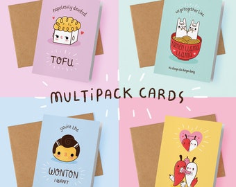 Multipack of any 5 Greetings Cards