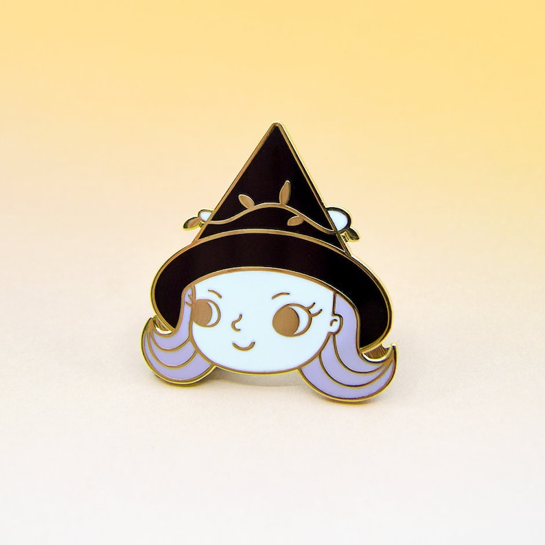 Witch Enamel Pin - Etsy